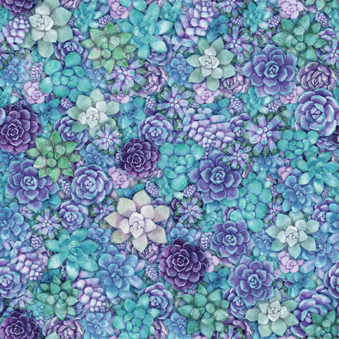 QT Fabrics | Blossom - Succulents