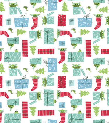 Visage Fabrics | Grogu Christmas Surprise