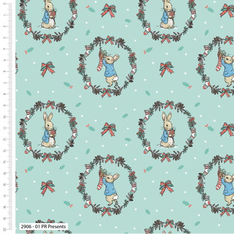 Visage Fabrics | Peter Rabbit Most Wonderful Time of the Year - Presents