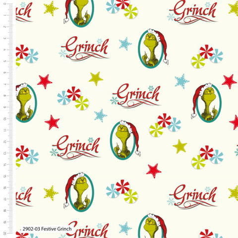 Visage Fabrics | The Grinch - Festive