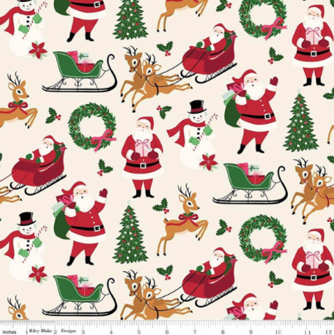 Reynard Fabrics | Merry & Bright Santa