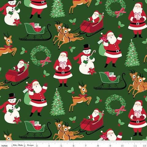 Reynard Fabrics | Merry & Bright Santa
