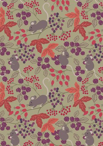 Lewis & Irene | Mice with Berries