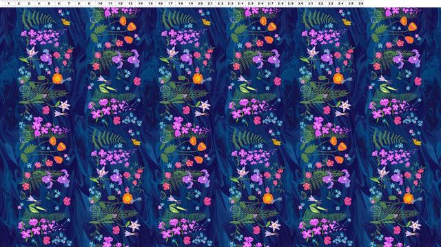 Reynards | Wildflowers Pictorial Stripe