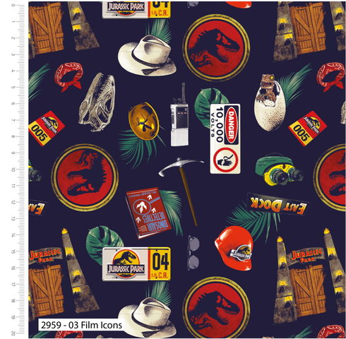Visage Fabrics | Jurassic Park Film Icons