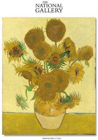 Visage Fabrics | The National Gallery - Van Gogh "Sunflowers" Panel