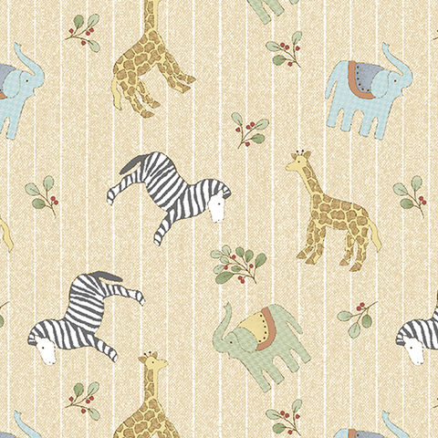 Benartex | Jungle Pinstripe