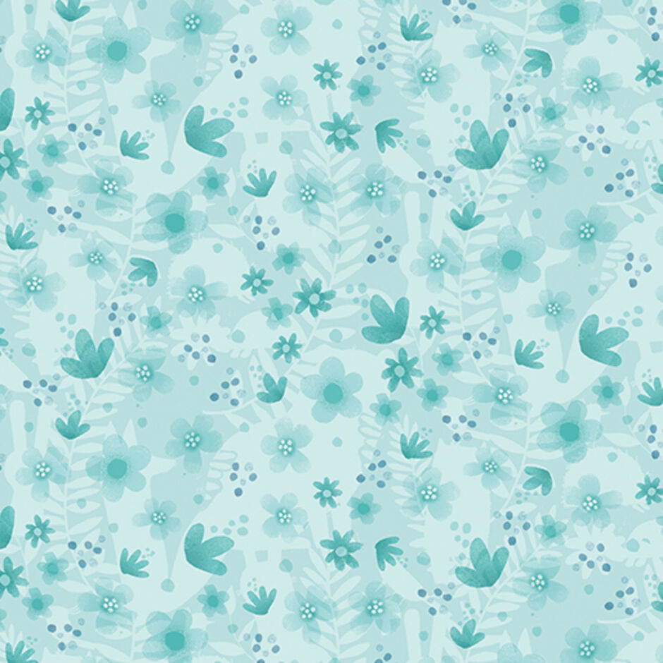 H174111 Tonal Floral in sky