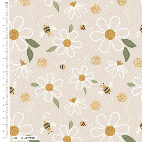 Visage Fabrics | Daisy Bees