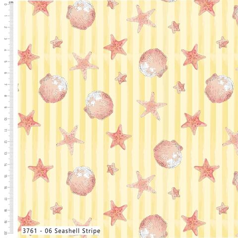 Visage Fabrics | Sea Shell Stripe