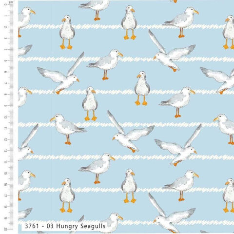 Visage Fabrics | Hungry Seagulls