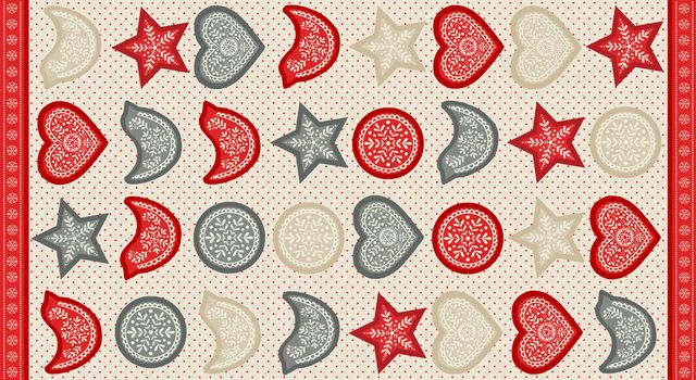 Makower – Scandi Christmas Garland (1788)