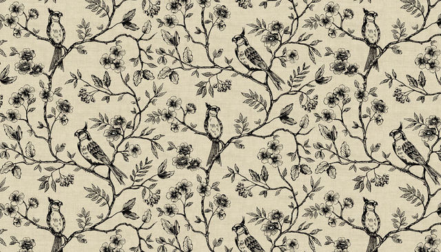 Makower | Birds on vines (1865)