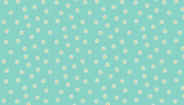 Roll Ends | Makower – Spring Daisy (2194)