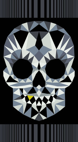 Makower | The Watcher Skull Panel