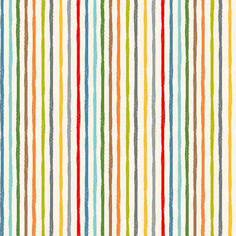 Makower | ABC Chalk Stripe