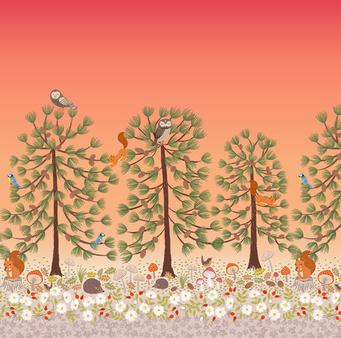 Lewis & Irene | Evergreen Double Edge Border