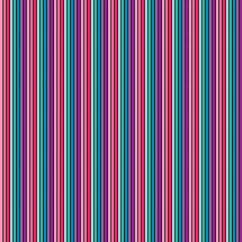 Makower | Rainbow Stripe
