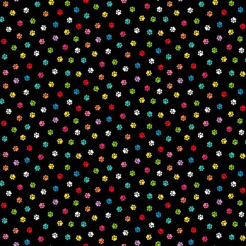Roll Ends | Makower - Paw Prints