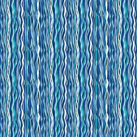 Roll Ends | Makower - Wave Stripe