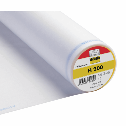 Vilene Iron-on Interfacing White H200