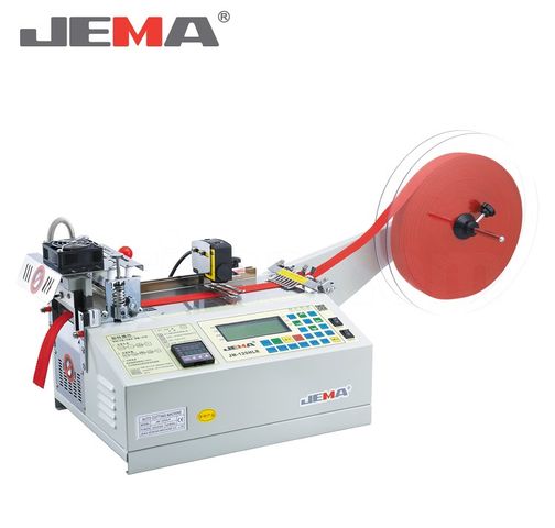 Jema JM-120HLR (hot & cold cut) label cutting machine (straight cut) with laser sensor