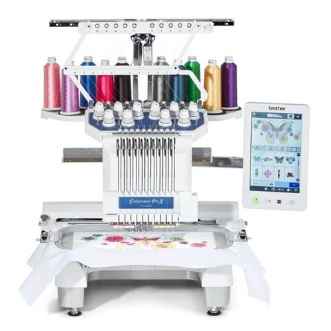 Brother PR1055X Single Head 10-Needle Embroidery Machine
