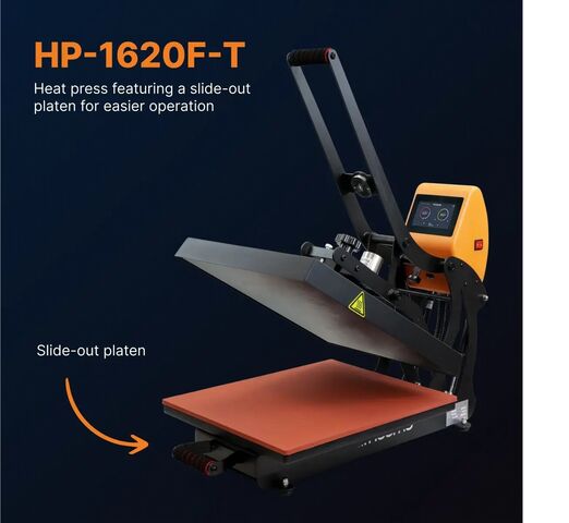 Ricoma HP-1620F-T AUTO OPEN Flat Heat Press (40x50cm)