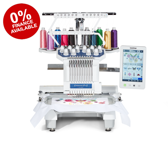 Brother PR1055X Single Head 10-Needle Embroidery Machine
