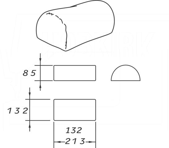 Comel sleeve arm – Mens shoulder shaped arm (to fit BR/A, SXD and MP/A)