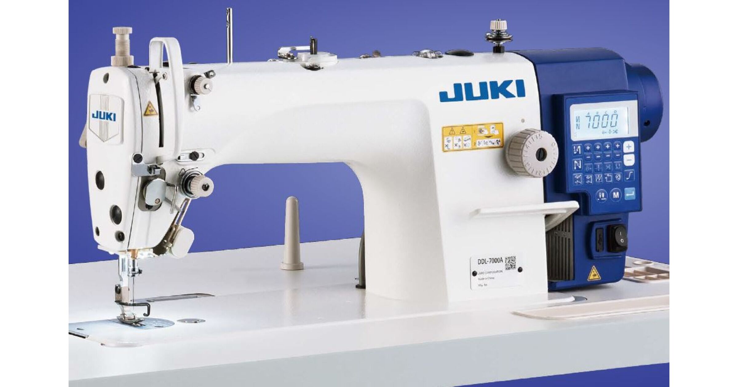 Juki DDL7000A direct drive lockstitch machine with thread trimmer