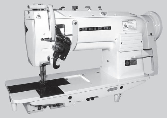 Seiko LSW Series Twin Needle Walking Foot Industrial Sewing Machine