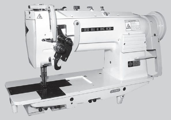 Seiko LSW28BLK Twin Needle Walking Foot Industrial Sewing Machine
