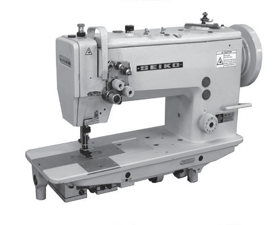 Seiko LSWN 28BL-3 Twin Needle Walking Foot Industrial Sewing Machine