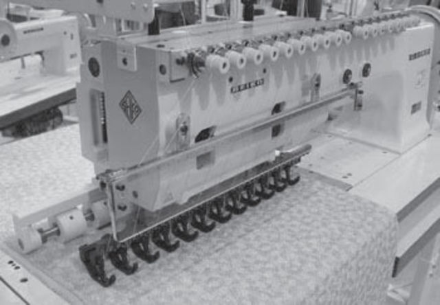 Seiko SSLD Series Long Arm Double Chain Stitch Flatbed Industrial Sewing Machine