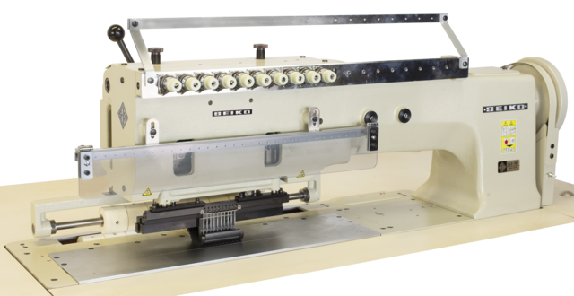 Seiko SSLD Series Long Arm Double Chain Stitch Flatbed Industrial Sewing Machine