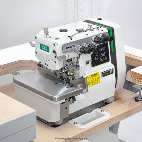 Zoje B9500-13-02 overlocker with electronic elastic metering and slack feed device