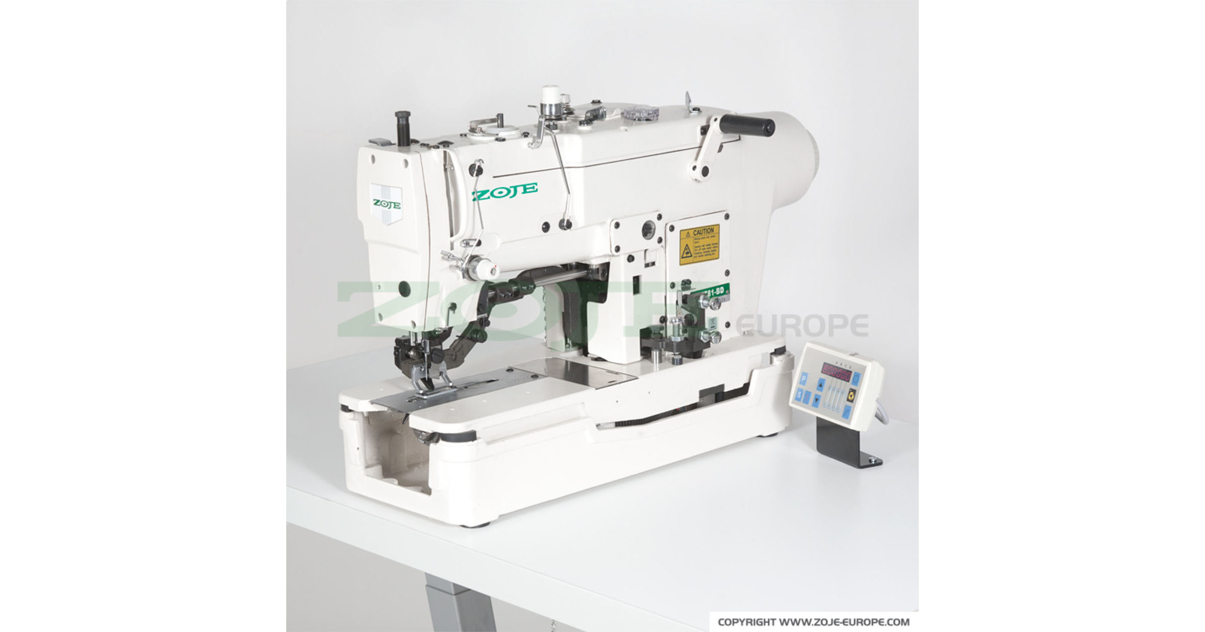 Zoje Zj781 Lockstitch Buttonholer With Direct Drive Motor