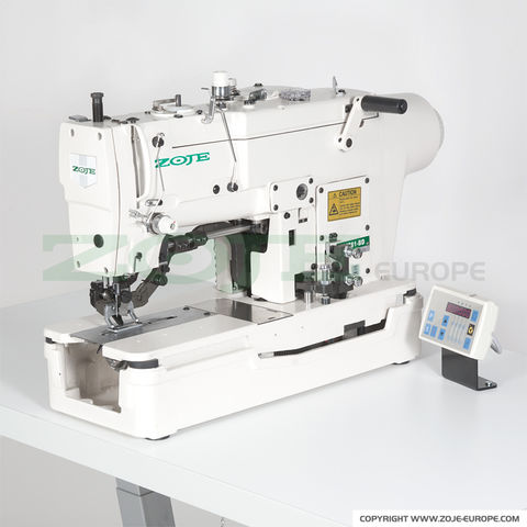 Zoje ZJ781-BD lockstitch buttonholer with direct drive motor