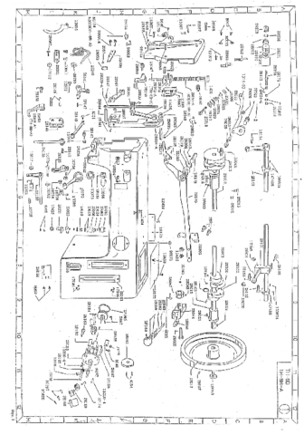 Seiko TH-8B, 8B-A, BTFL Parts Book