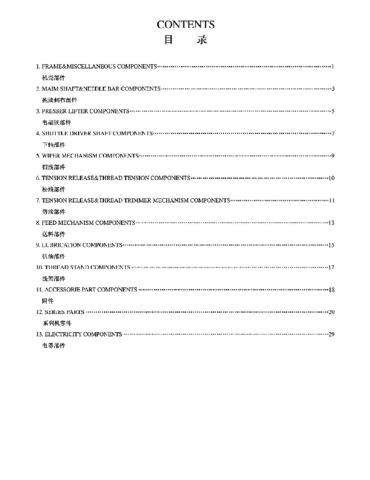Zoje ZJ1900A Parts Book