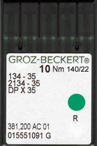Groz Beckert – 134-35R Industrial Sewing Machine Needle (Size 140)