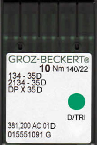 Groz Beckert – 134-35D Leather Point Industrial Sewing Machine Needle (Size 140)