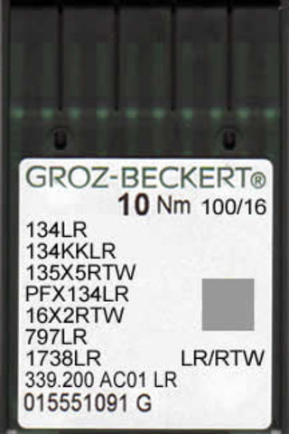 Groz Beckert – 134LR Leather Point Industrial Sewing Machine Needle (Size 100)