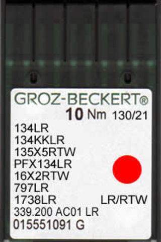 Groz Beckert – 134LR Leather Point Industrial Sewing Machine Needle (Size 130)