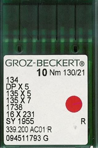 Groz Beckert – 134R Industrial Sewing Machine Needle (Size 130)