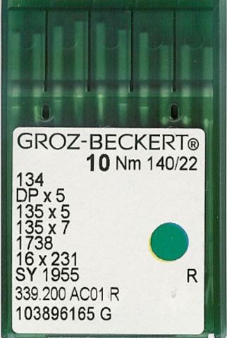 Groz Beckert - 134R Industrial Sewing Machine Needle (Size 140)