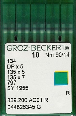 Groz Beckert – 134R Industrial Sewing Machine Needle (Size 90)
