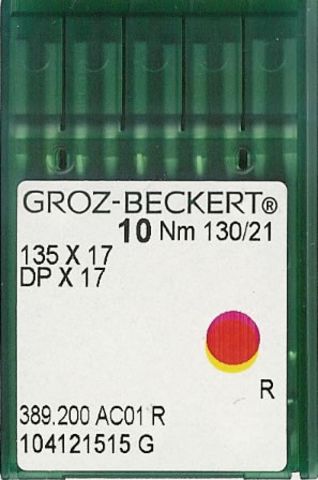 Groz Beckert – 135x17 Industrial Sewing Machine Needle (Size 130)