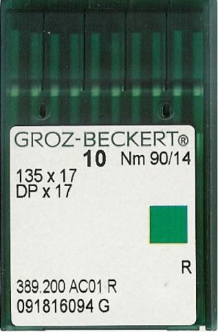 Groz Beckert – 135x17 Industrial Sewing Machine Needle (Size 90)